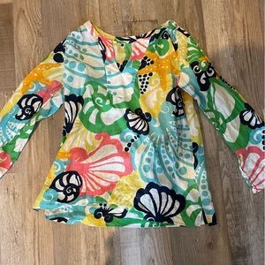 Multi color Lilly Pulitzer top